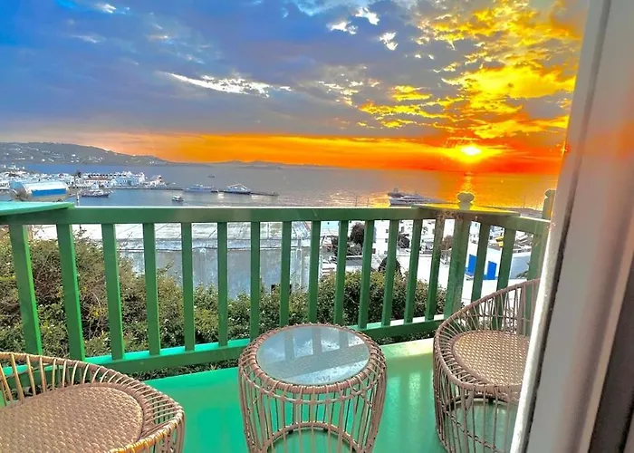 Sunset View Garden House Of Mykonos Mykonos Town