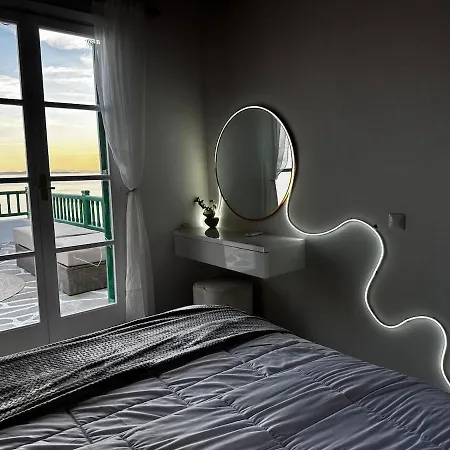 펜션 Sunset View Garden House Of Mykonos *