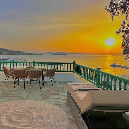 펜션 Sunset View Garden House Of Mykonos Mykonos Town