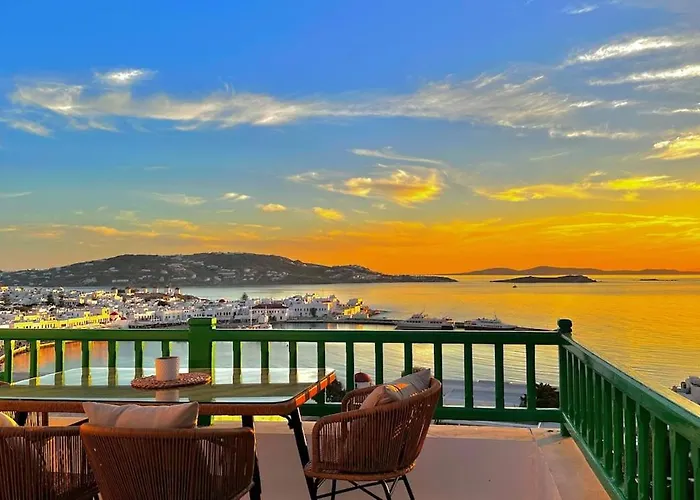 Sunset View Garden House Of Mykonos Mykonos Town