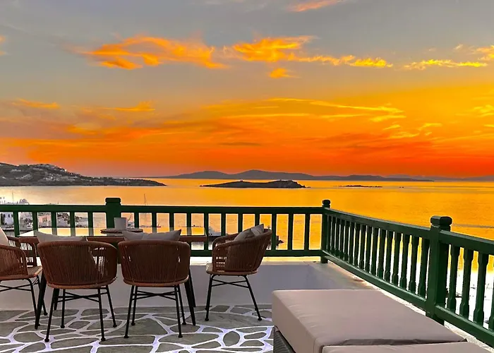 Дом отдыха Sunset View Garden House Of Mykonos *